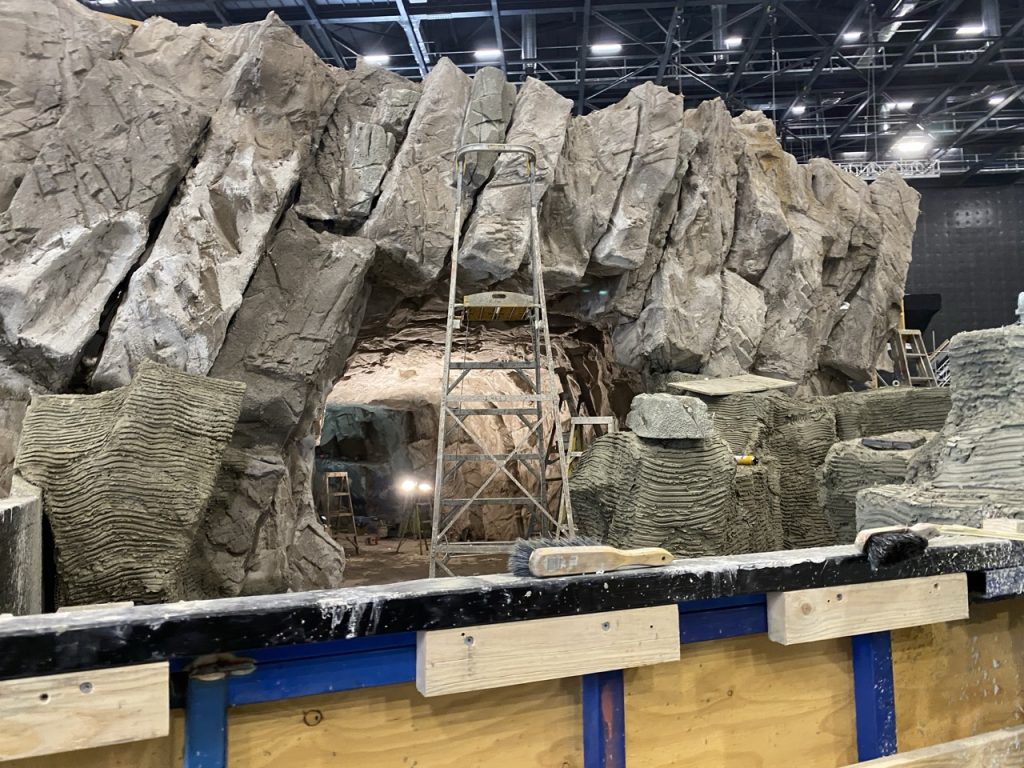 the survivors cave set