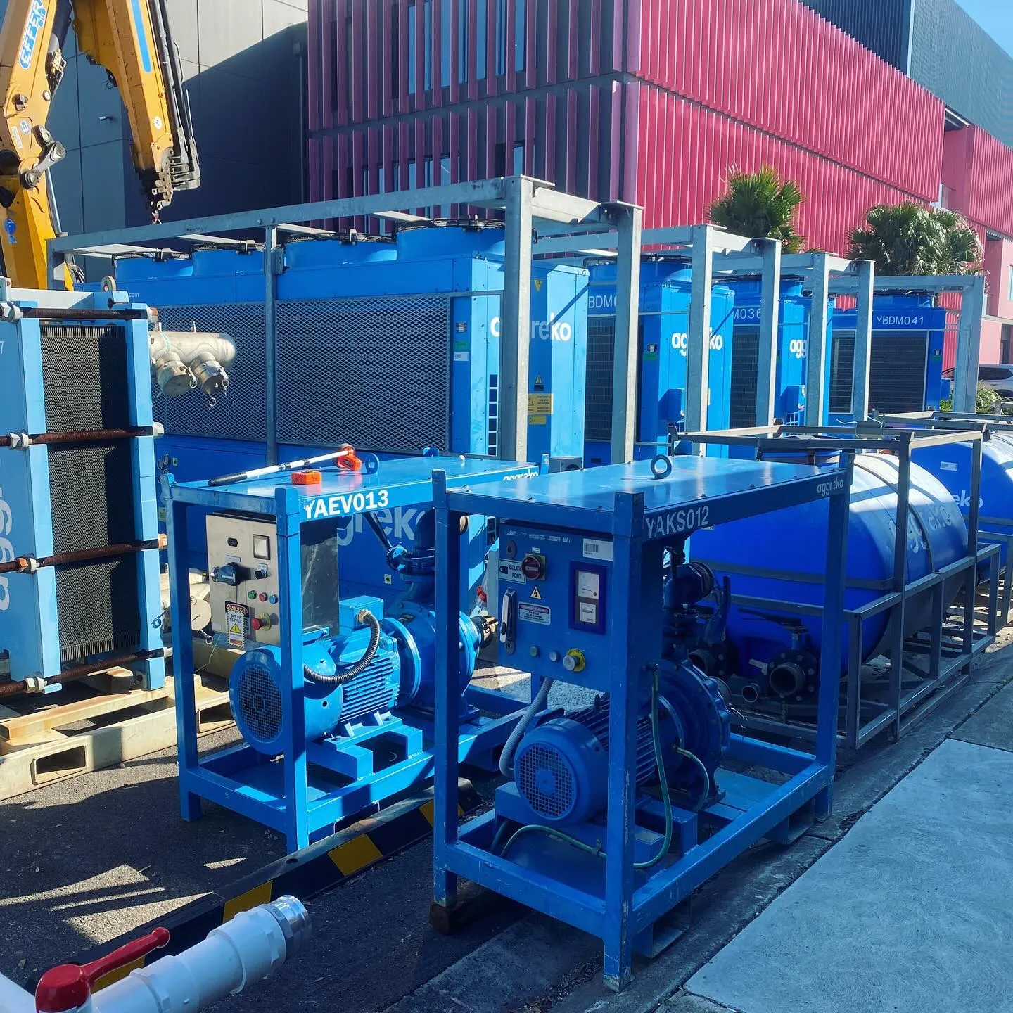 temporary pool heating